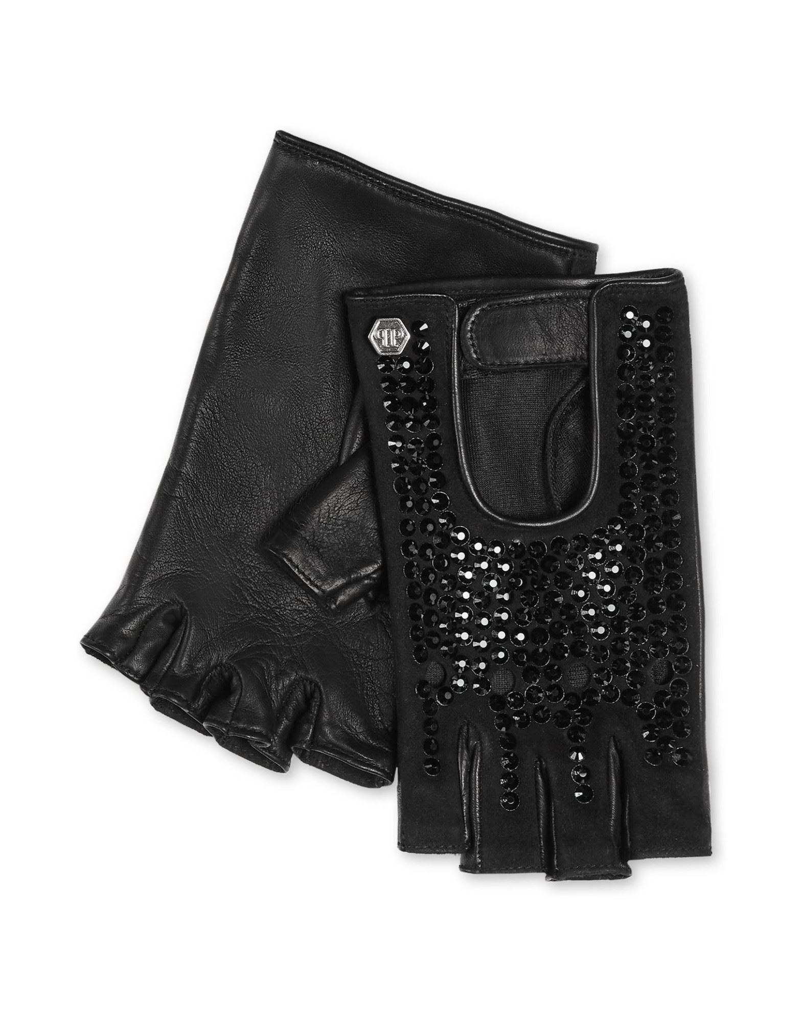 PHILIPP PLEIN Handschuhe Damen Schwarz von PHILIPP PLEIN