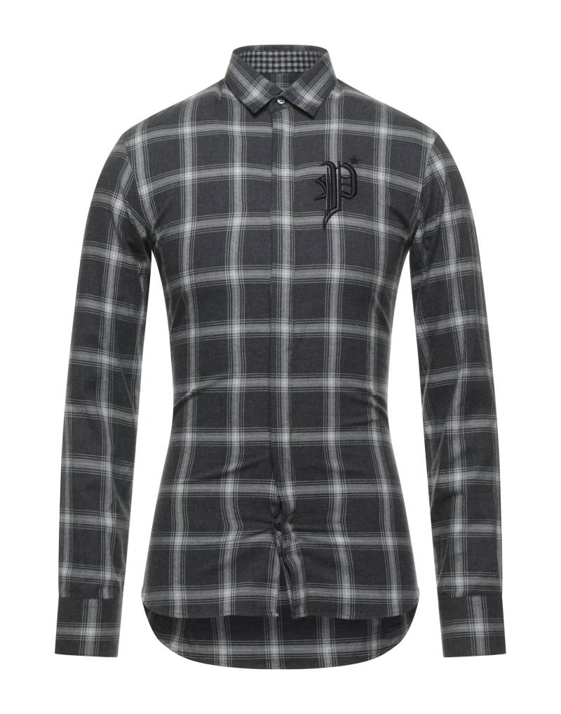 PHILIPP PLEIN Hemd Herren Grau von PHILIPP PLEIN