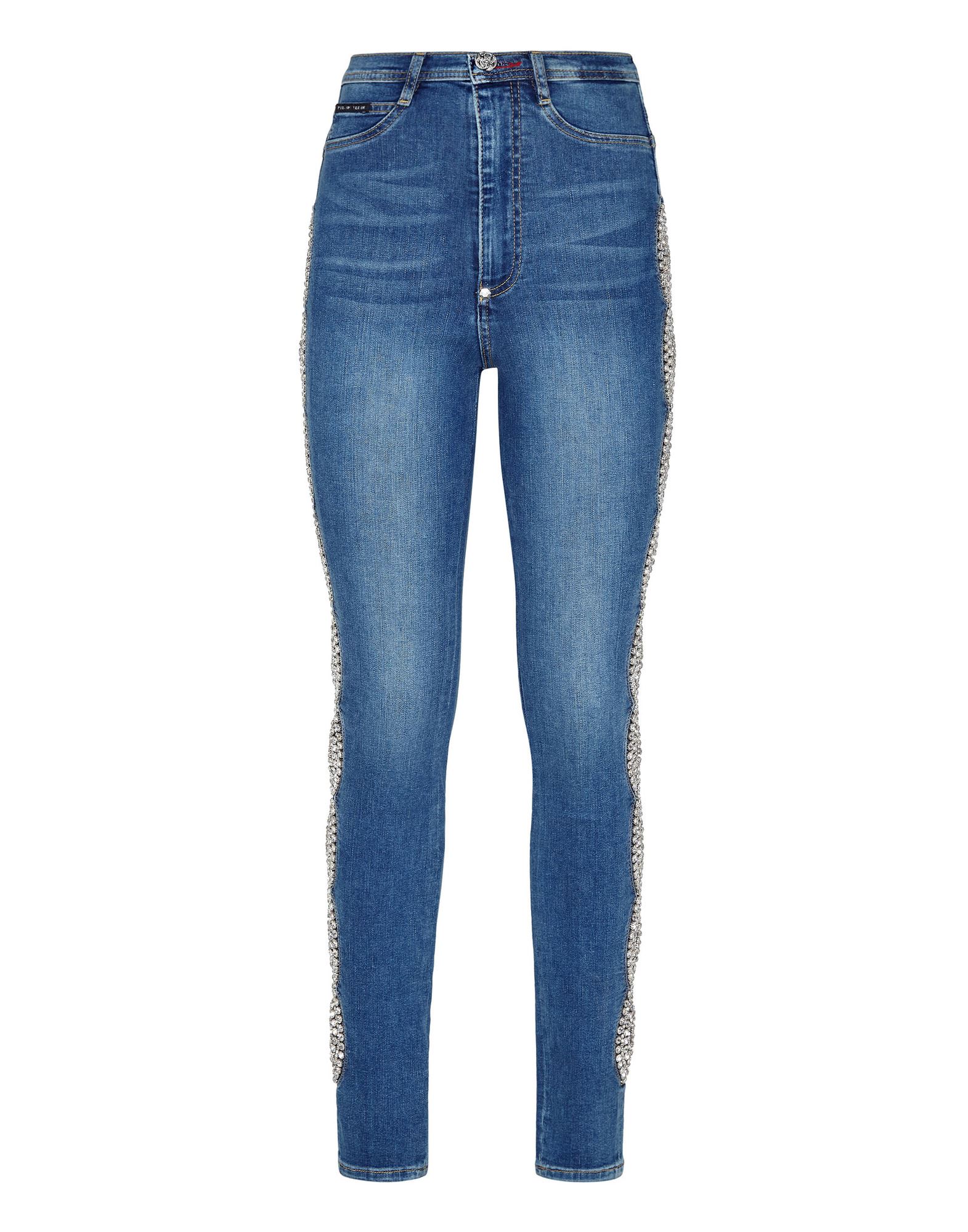 PHILIPP PLEIN Hose Damen Blau von PHILIPP PLEIN