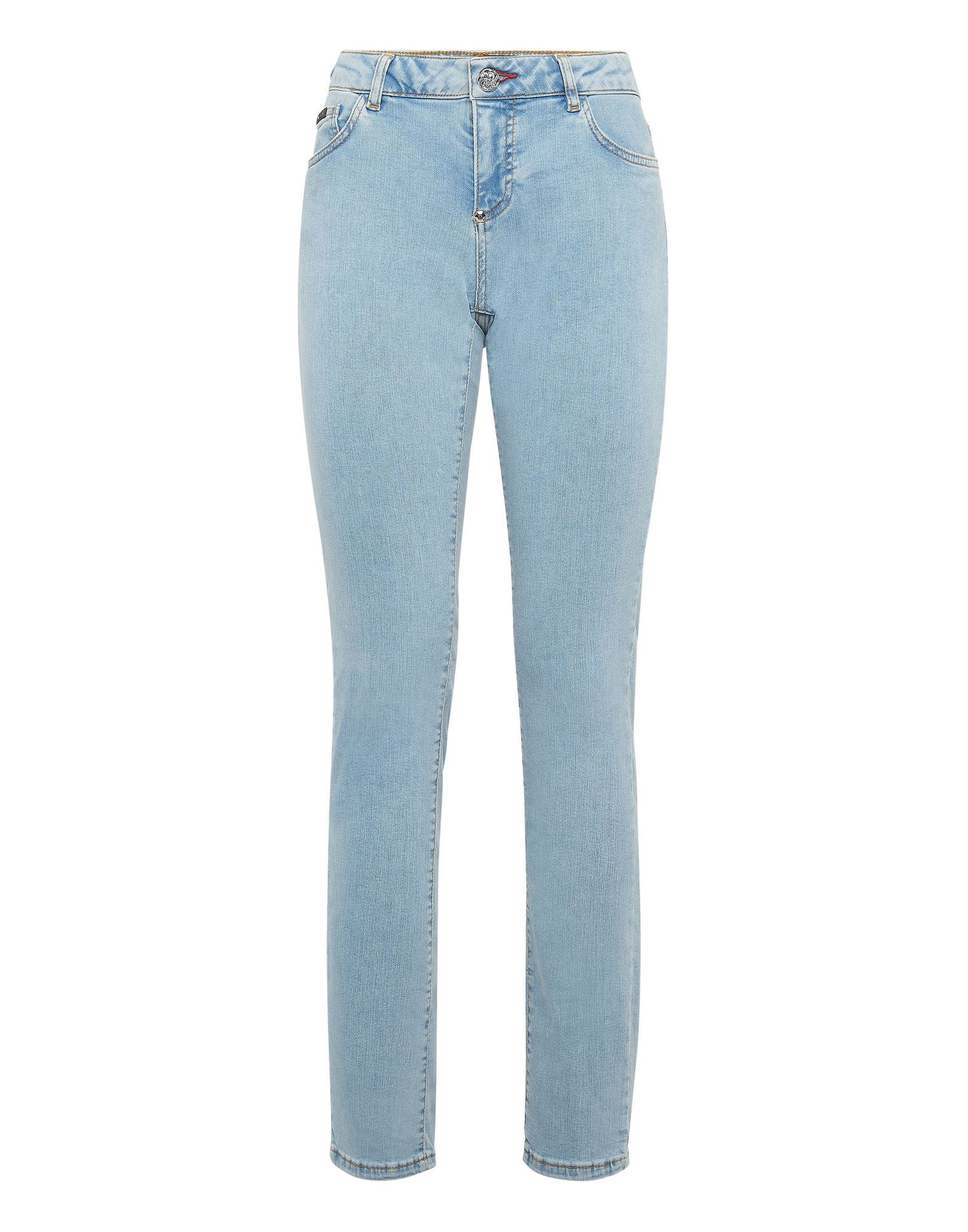 PHILIPP PLEIN Hose Damen Hellblau von PHILIPP PLEIN