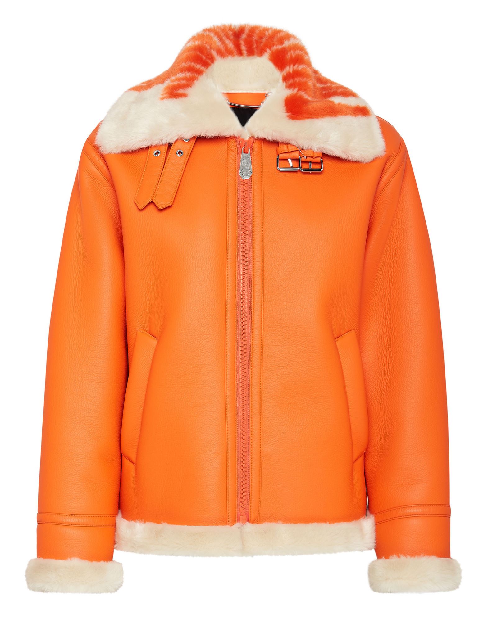 PHILIPP PLEIN Jacke & Anorak Damen Orange von PHILIPP PLEIN