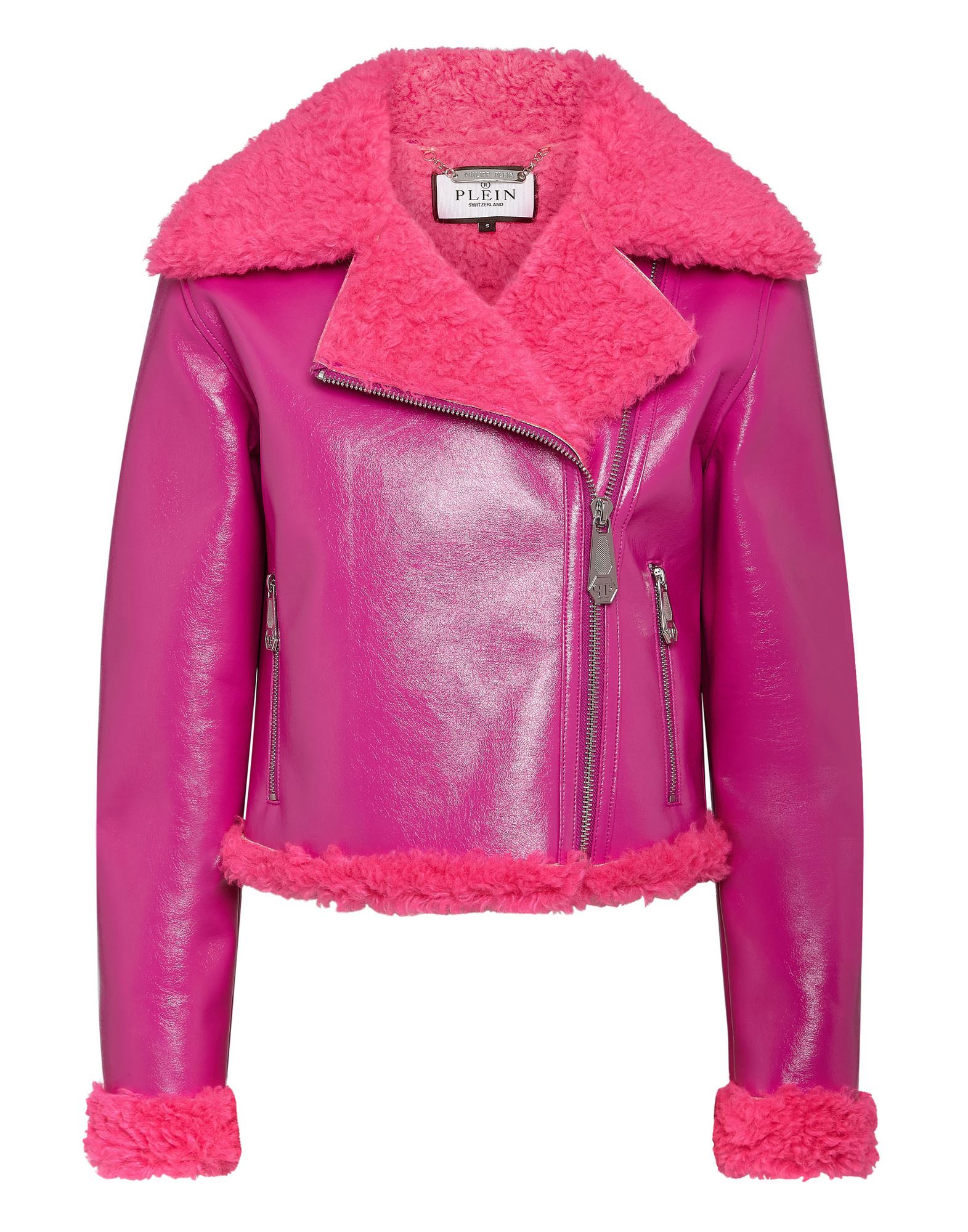 PHILIPP PLEIN Jacke & Anorak Damen Rosa von PHILIPP PLEIN