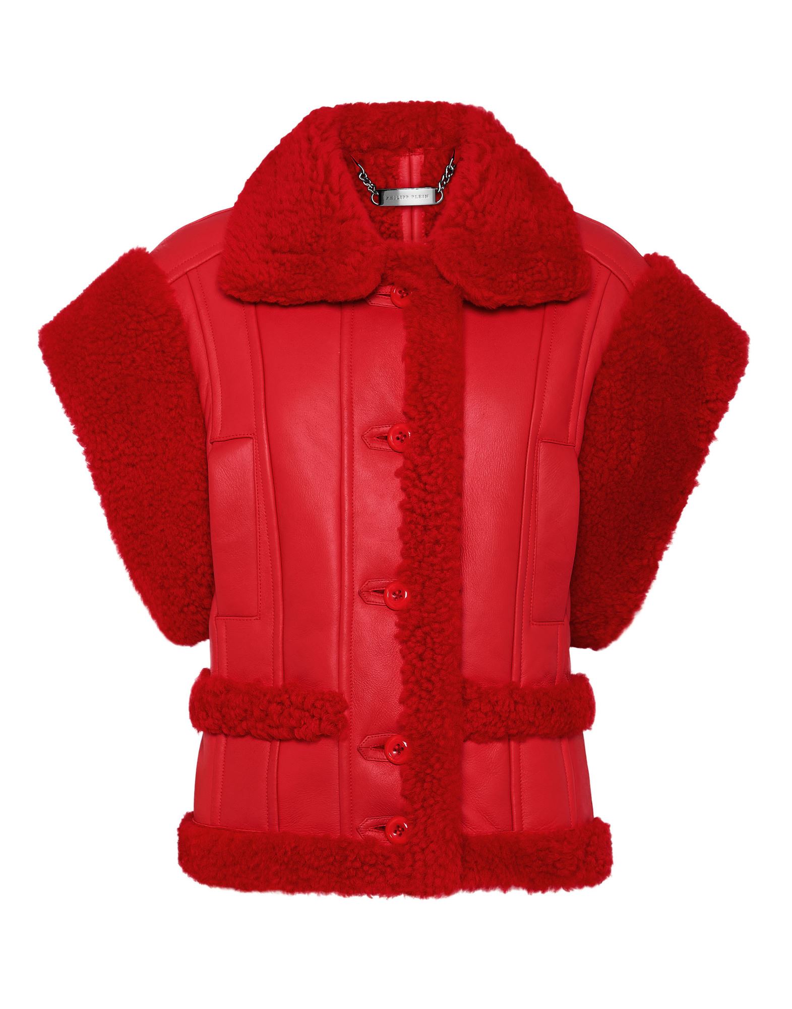 PHILIPP PLEIN Jacke & Anorak Damen Rot von PHILIPP PLEIN