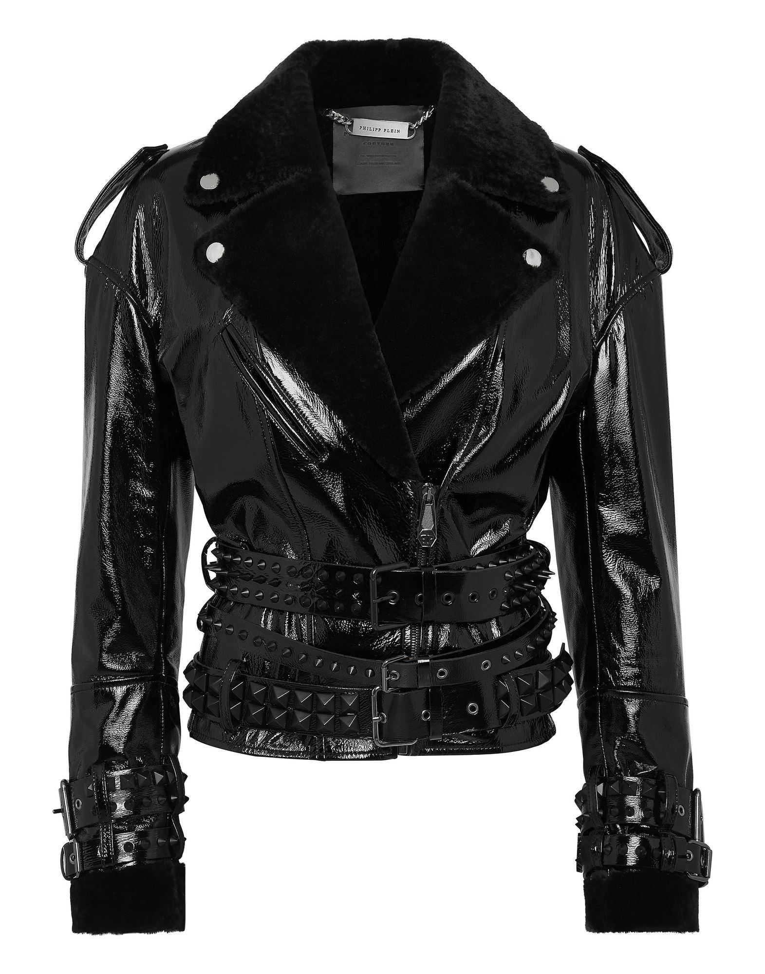 PHILIPP PLEIN Jacke & Anorak Damen Schwarz von PHILIPP PLEIN