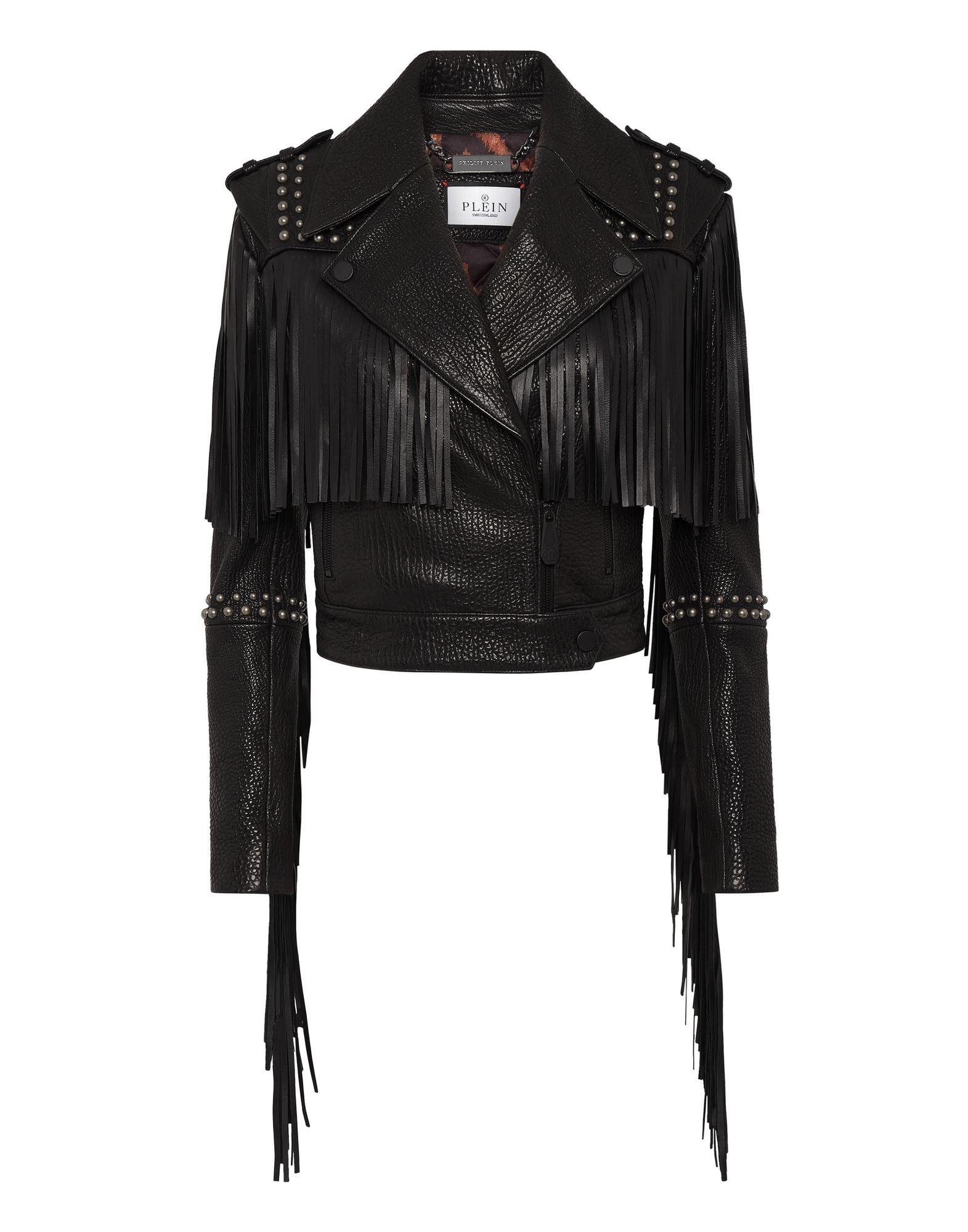 PHILIPP PLEIN Jacke & Anorak Damen Schwarz von PHILIPP PLEIN