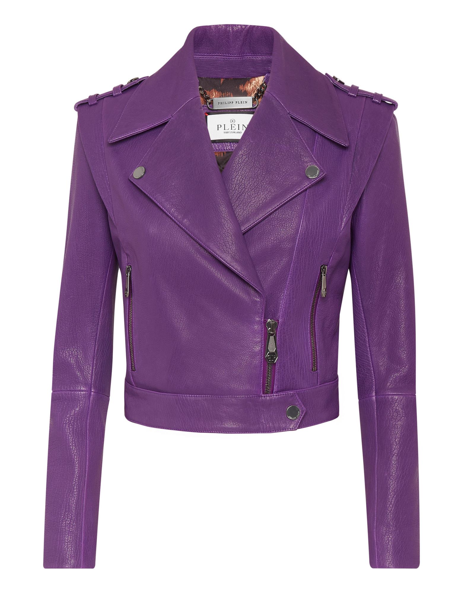 PHILIPP PLEIN Jacke & Anorak Damen Violett von PHILIPP PLEIN