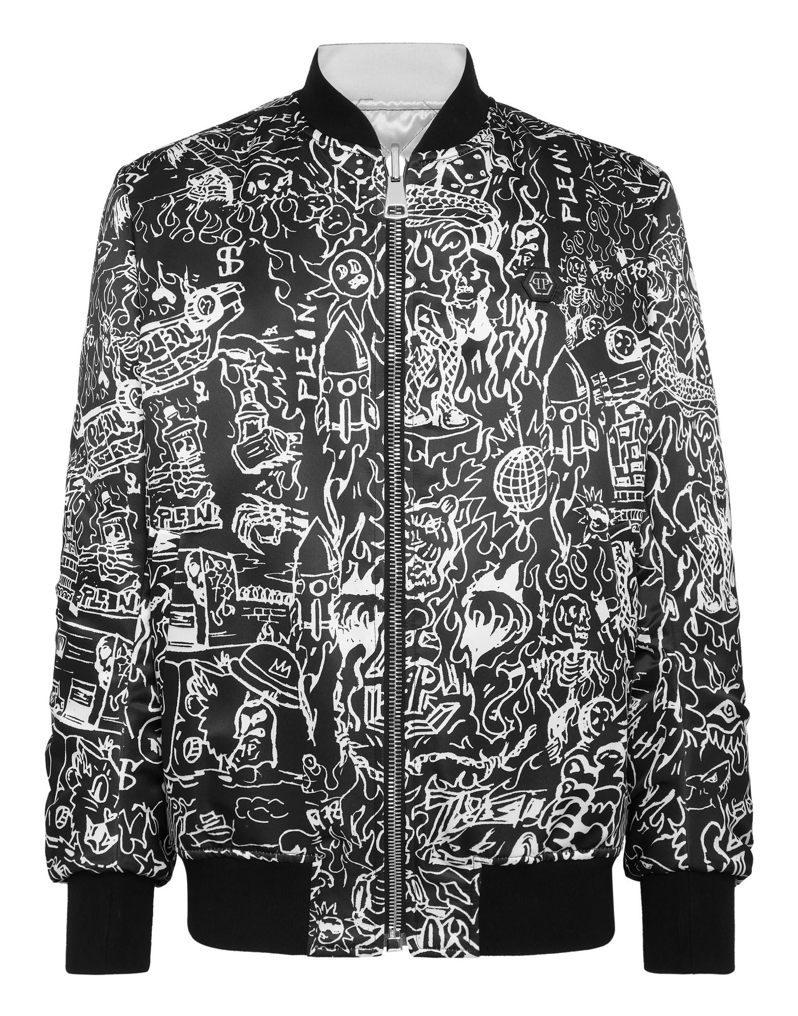 PHILIPP PLEIN Jacke & Anorak Herren Schwarz von PHILIPP PLEIN