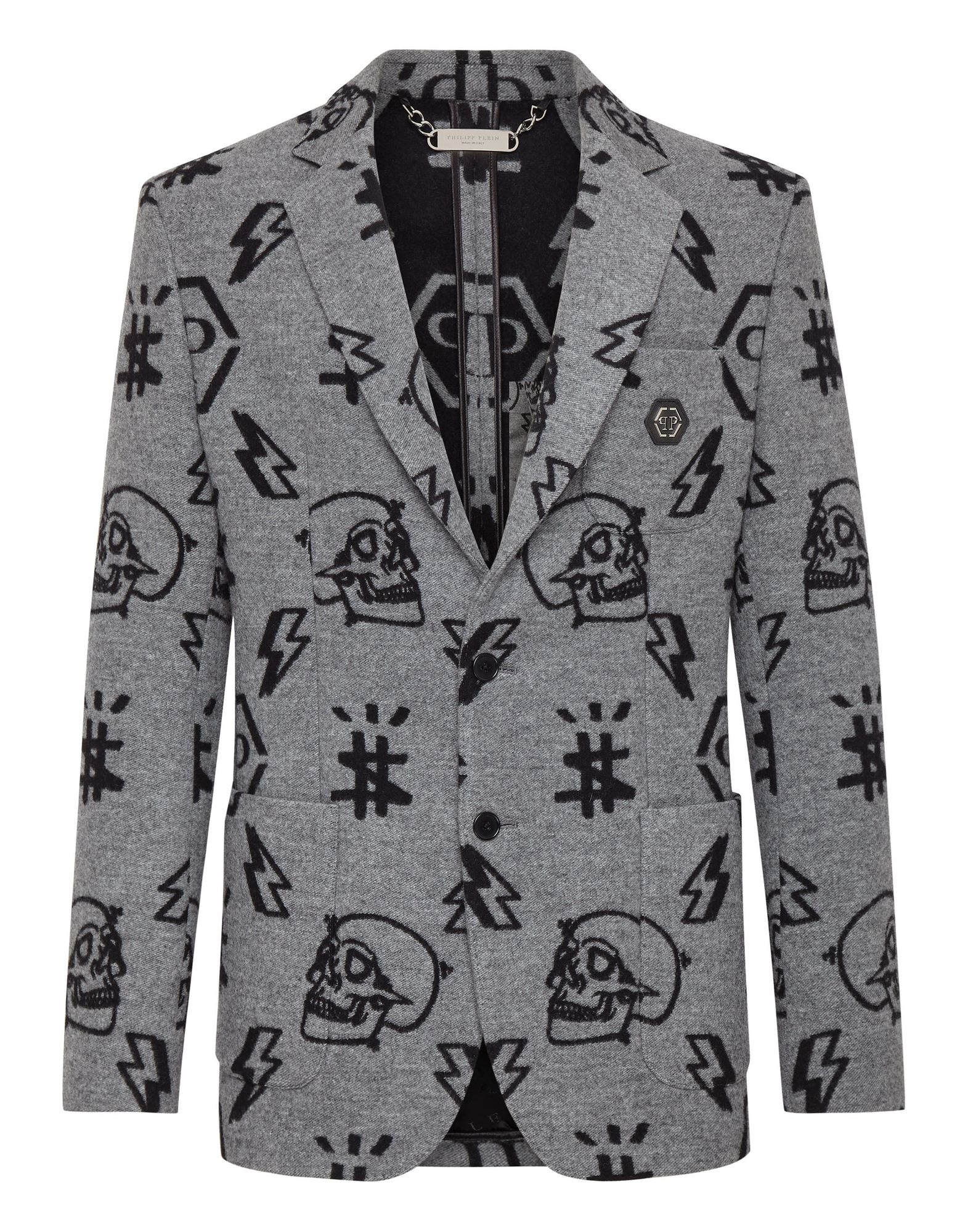 PHILIPP PLEIN Blazer Herren Grau von PHILIPP PLEIN