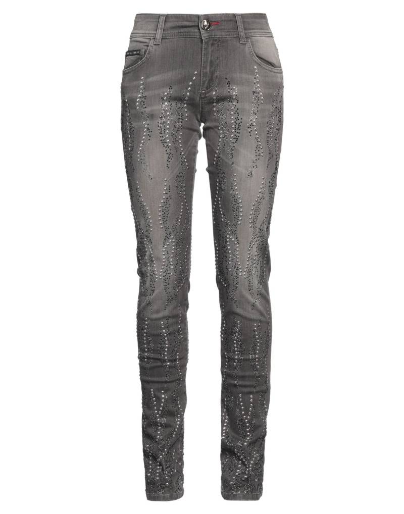 PHILIPP PLEIN Jeanshose Damen Grau von PHILIPP PLEIN