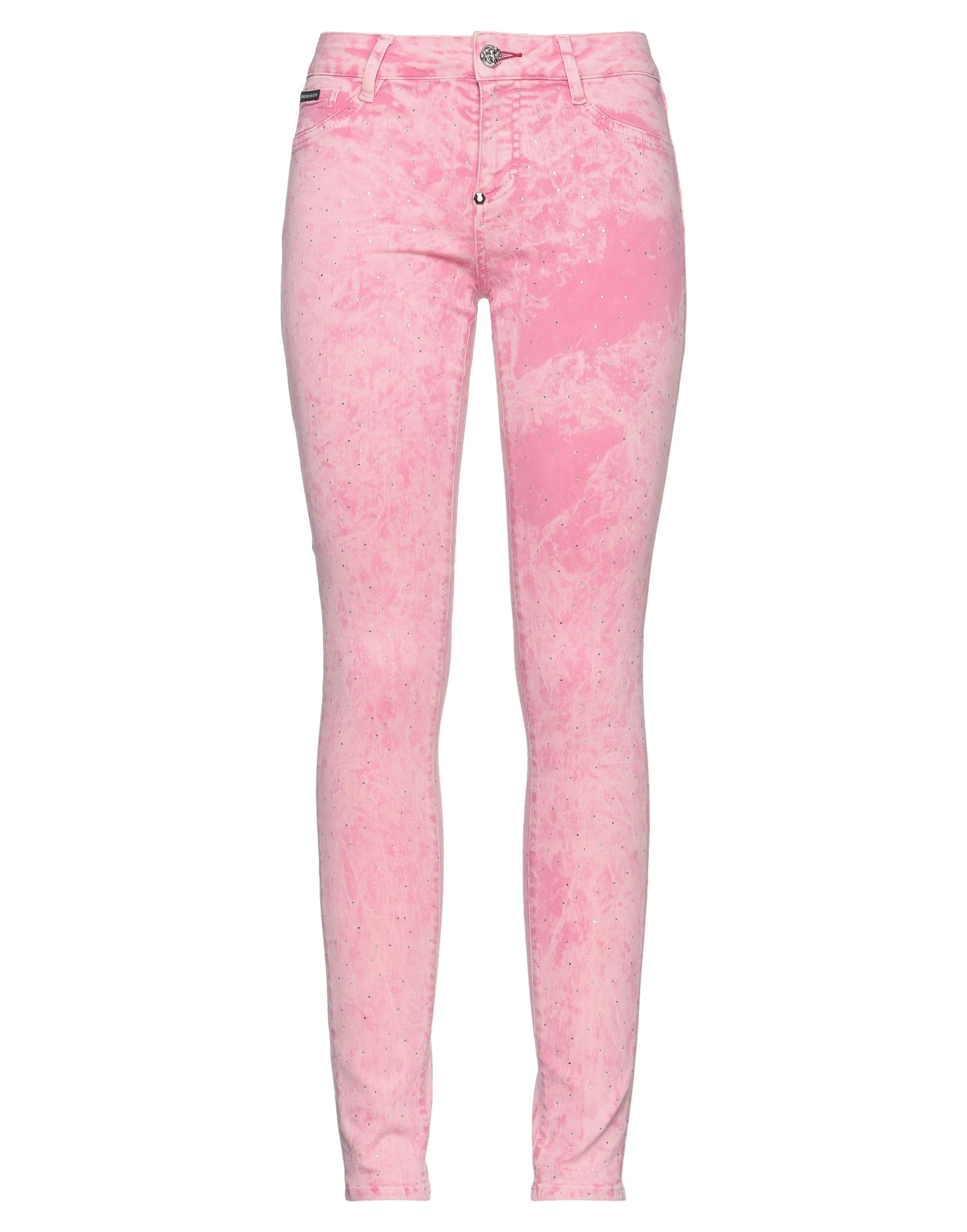 PHILIPP PLEIN Jeanshose Damen Rosa von PHILIPP PLEIN