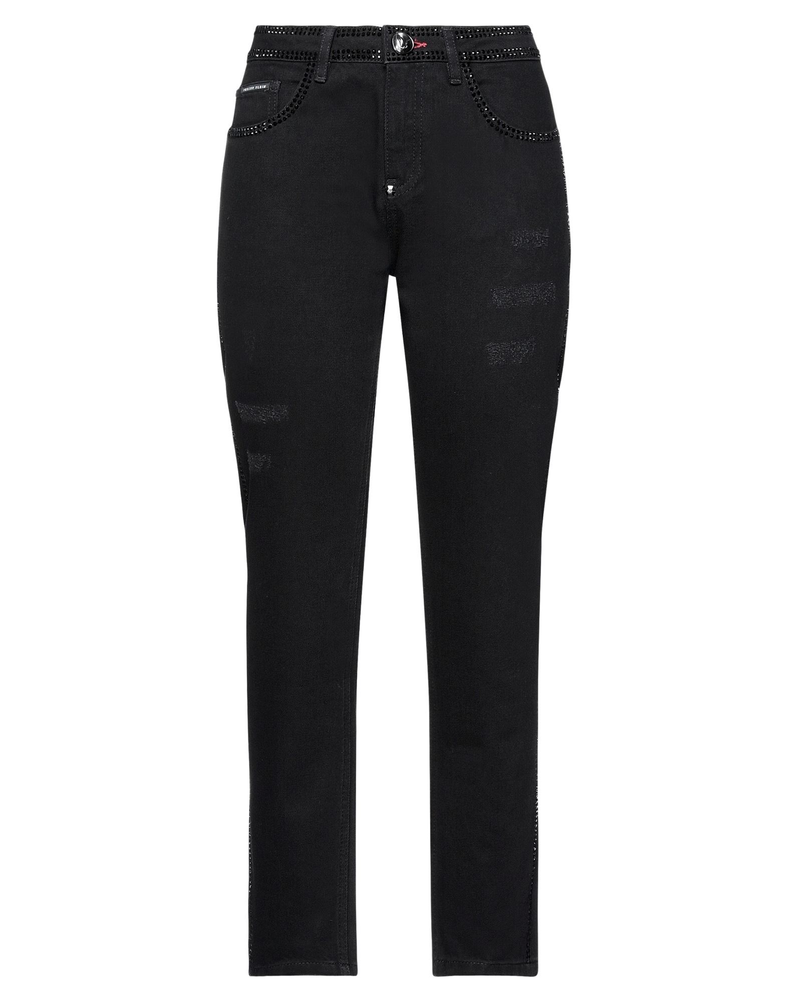 PHILIPP PLEIN Jeanshose Damen Schwarz PHILIPP PLEIN Jeanshose Damen Schwarz von PHILIPP PLEIN