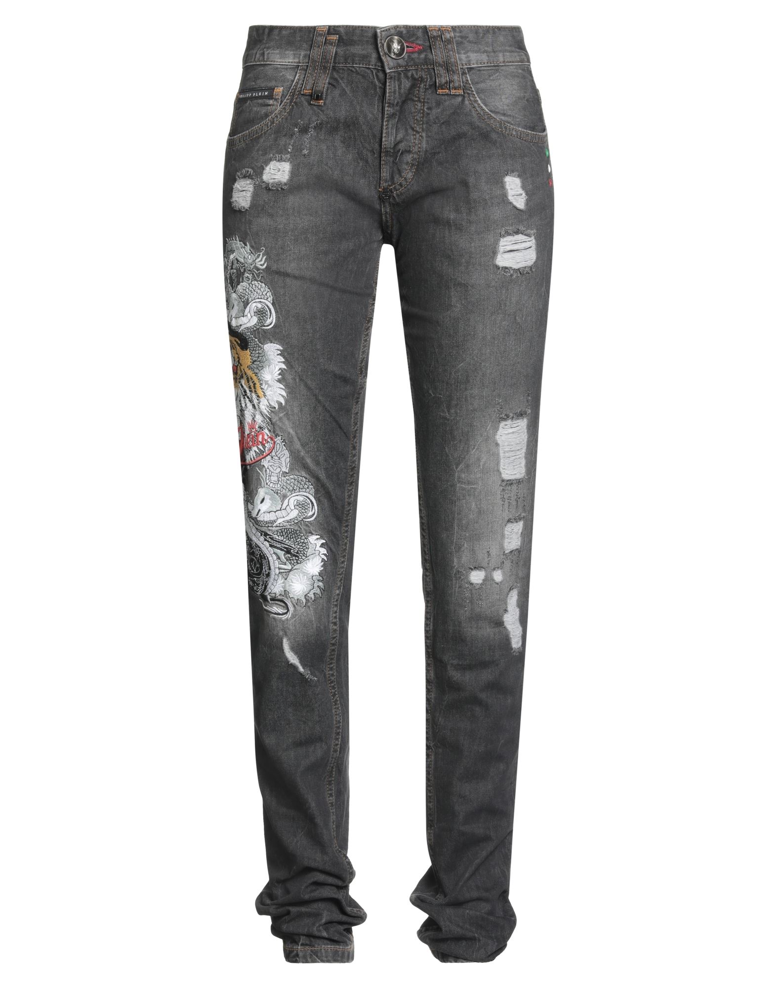 PHILIPP PLEIN Jeanshose Damen Schwarz von PHILIPP PLEIN