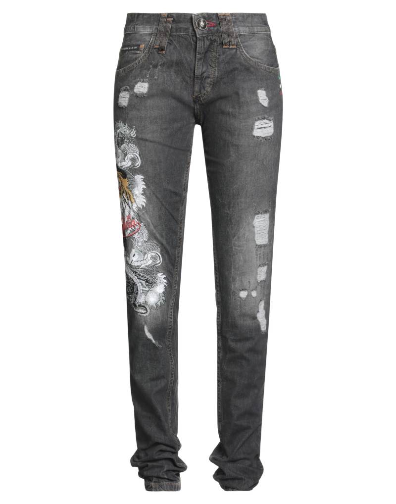 PHILIPP PLEIN Jeanshose Damen Schwarz PHILIPP PLEIN Jeanshose Damen Schwarz von PHILIPP PLEIN