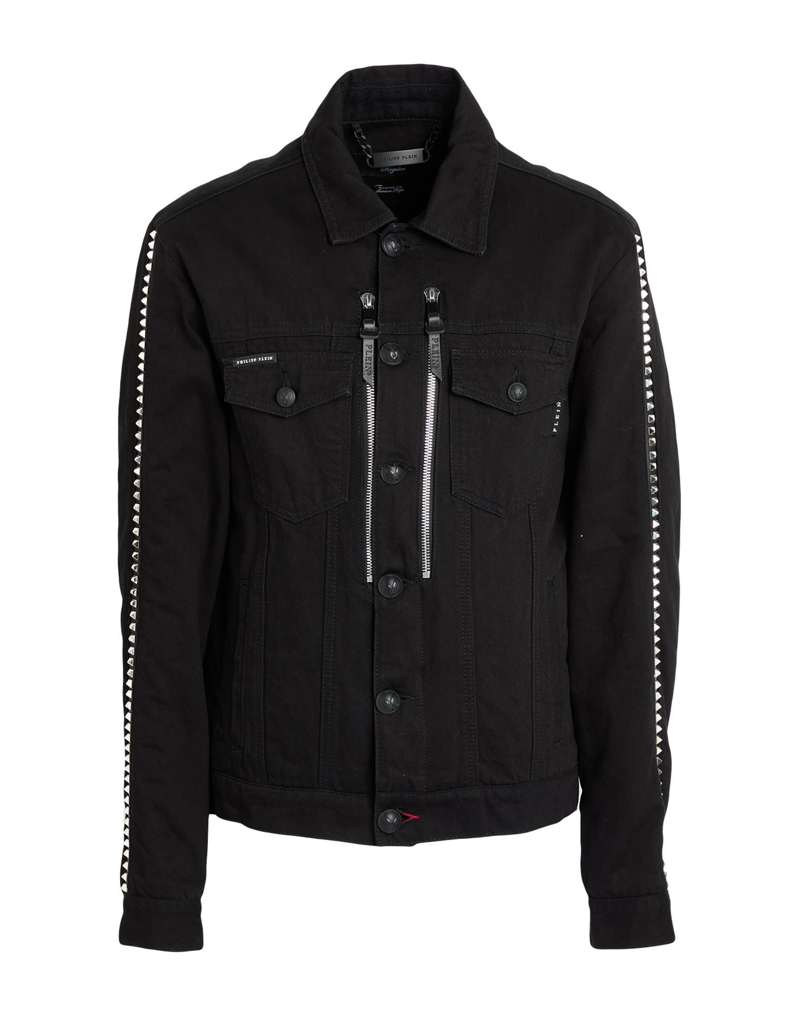 PHILIPP PLEIN Jeansjacke/-mantel Herren Schwarz von PHILIPP PLEIN