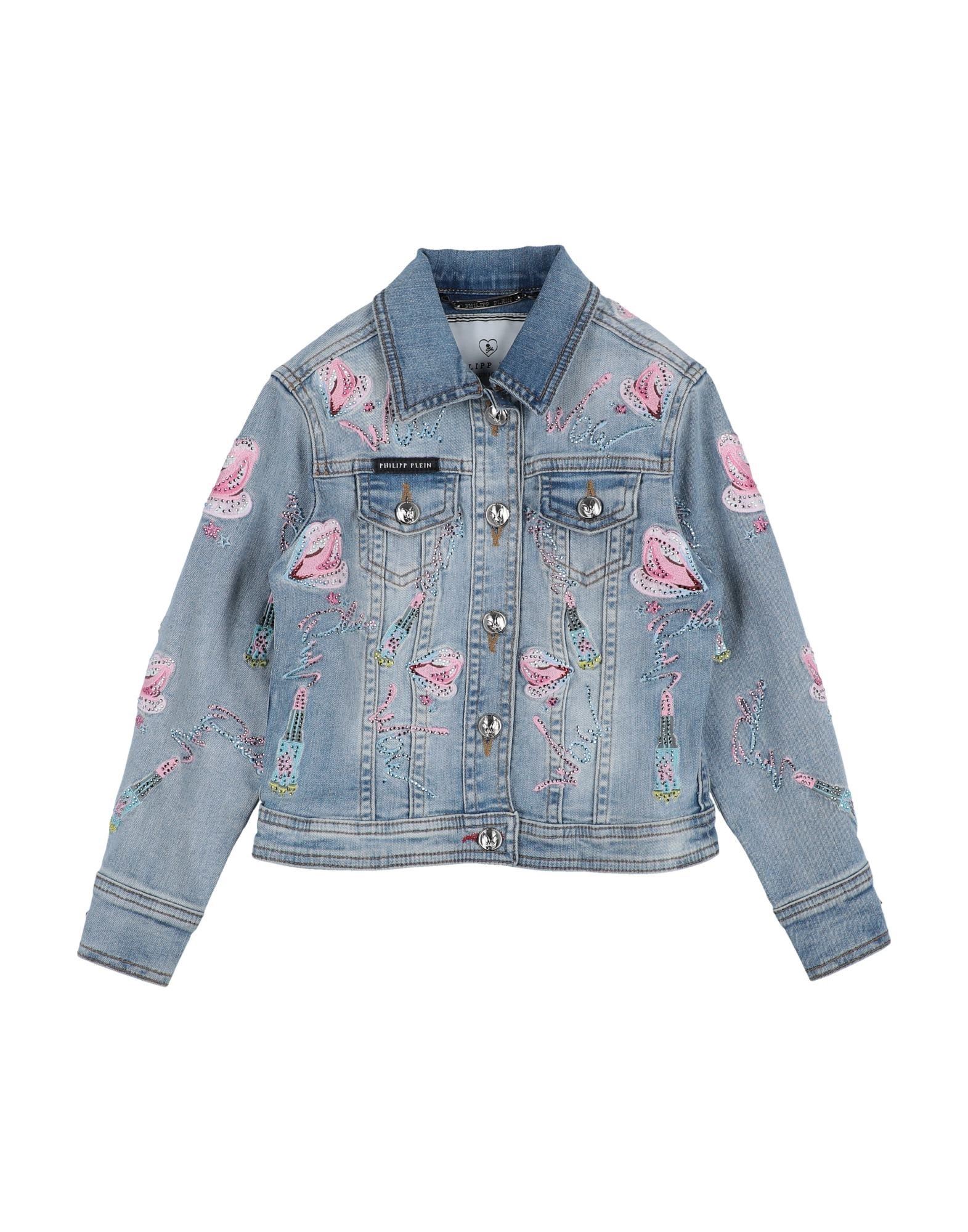 PHILIPP PLEIN Jeansjacke/-mantel Kinder Blau von PHILIPP PLEIN