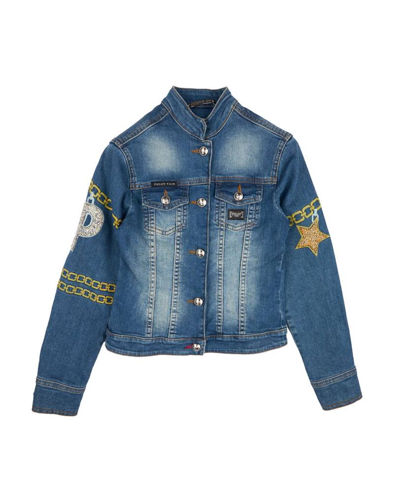 PHILIPP PLEIN Jeansjacke/-mantel Kinder Blau von PHILIPP PLEIN