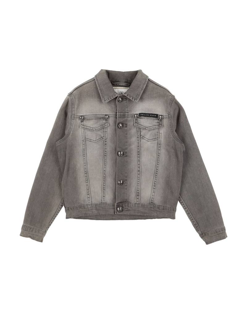 PHILIPP PLEIN Jeansjacke/-mantel Kinder Grau von PHILIPP PLEIN