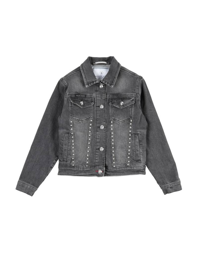 PHILIPP PLEIN Jeansjacke/-mantel Kinder Grau von PHILIPP PLEIN