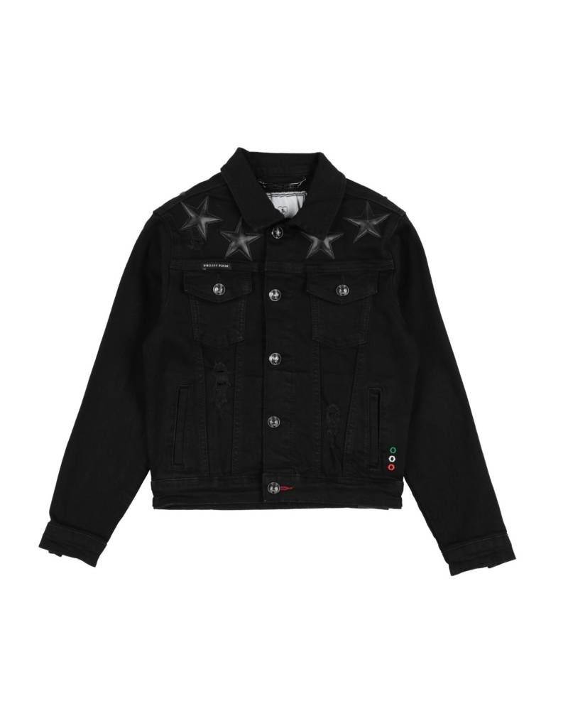 PHILIPP PLEIN Jeansjacke/-mantel Kinder Schwarz von PHILIPP PLEIN