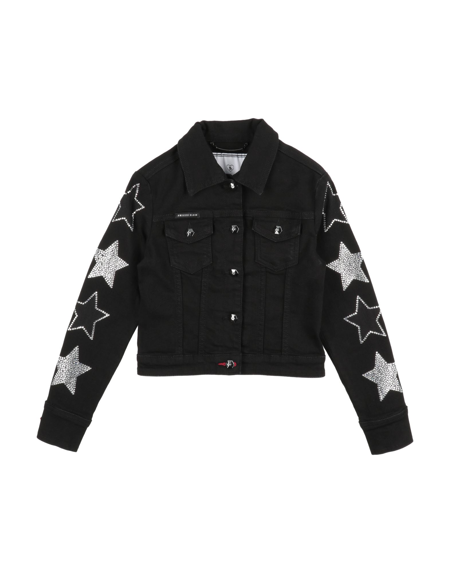 PHILIPP PLEIN Jeansjacke/-mantel Kinder Schwarz von PHILIPP PLEIN