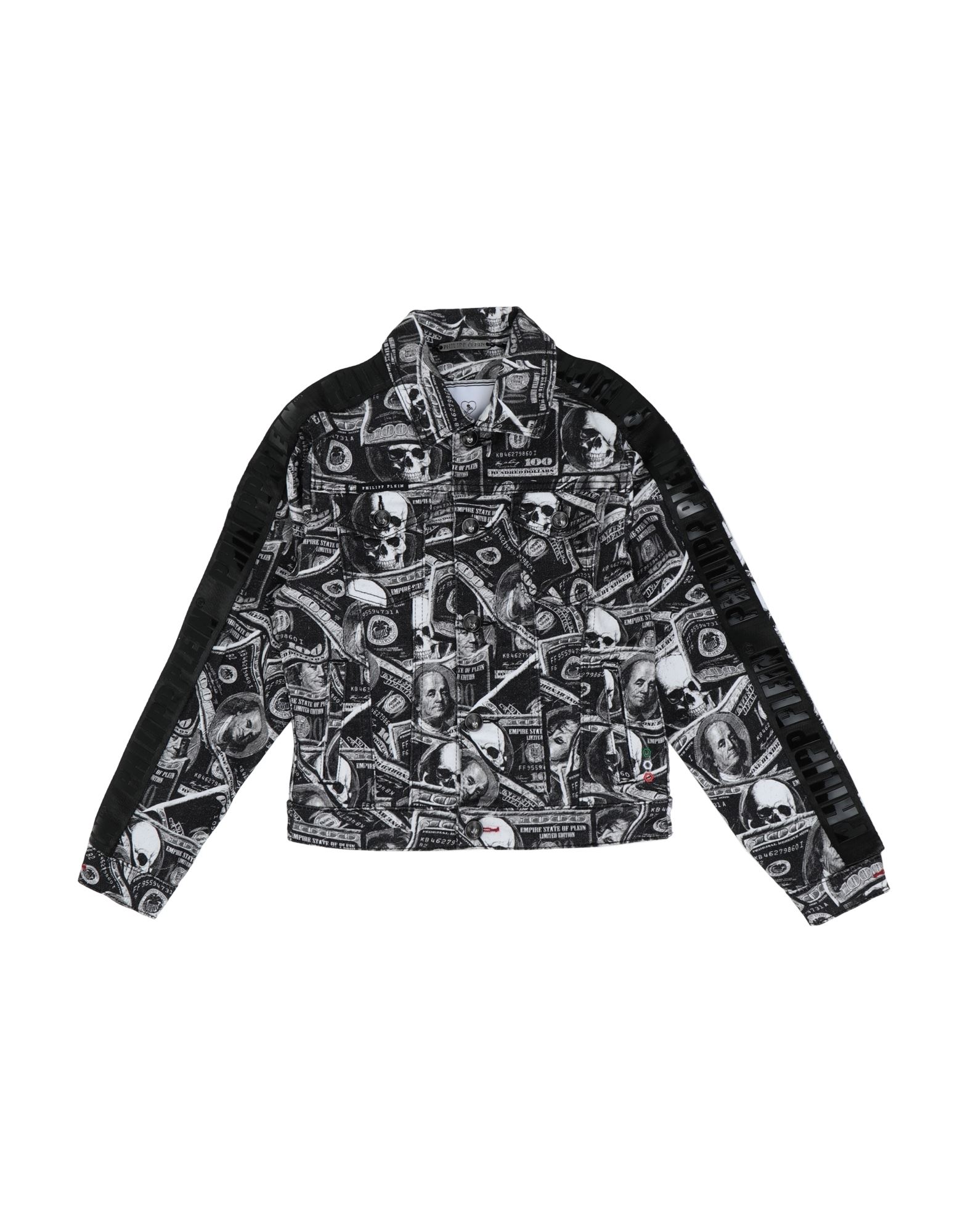 PHILIPP PLEIN Jeansjacke/-mantel Kinder Schwarz von PHILIPP PLEIN