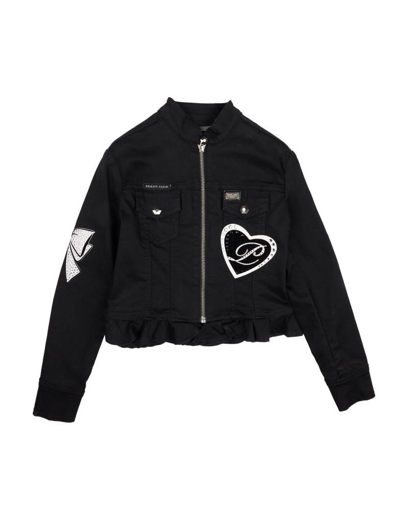 PHILIPP PLEIN Jeansjacke/-mantel Kinder Schwarz von PHILIPP PLEIN
