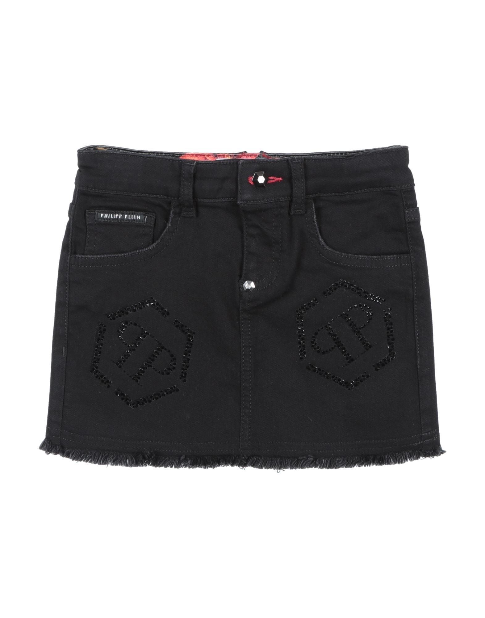 PHILIPP PLEIN Jeansrock Kinder Schwarz von PHILIPP PLEIN