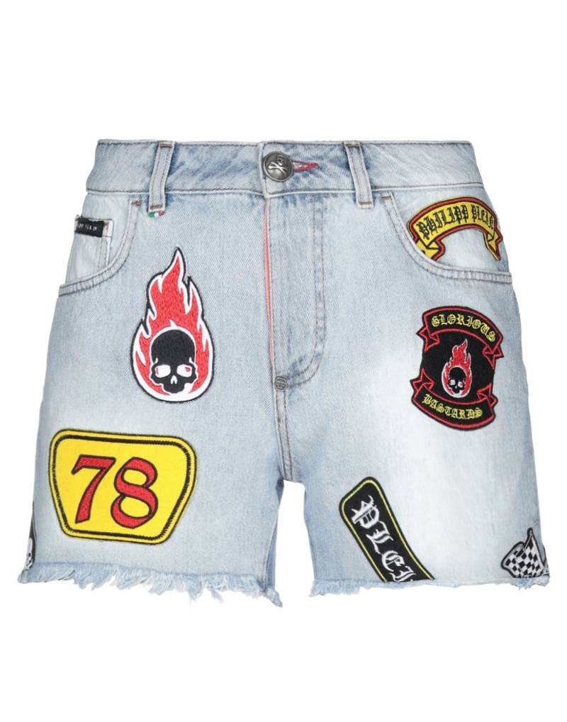 PHILIPP PLEIN Jeansshorts Damen Blau von PHILIPP PLEIN