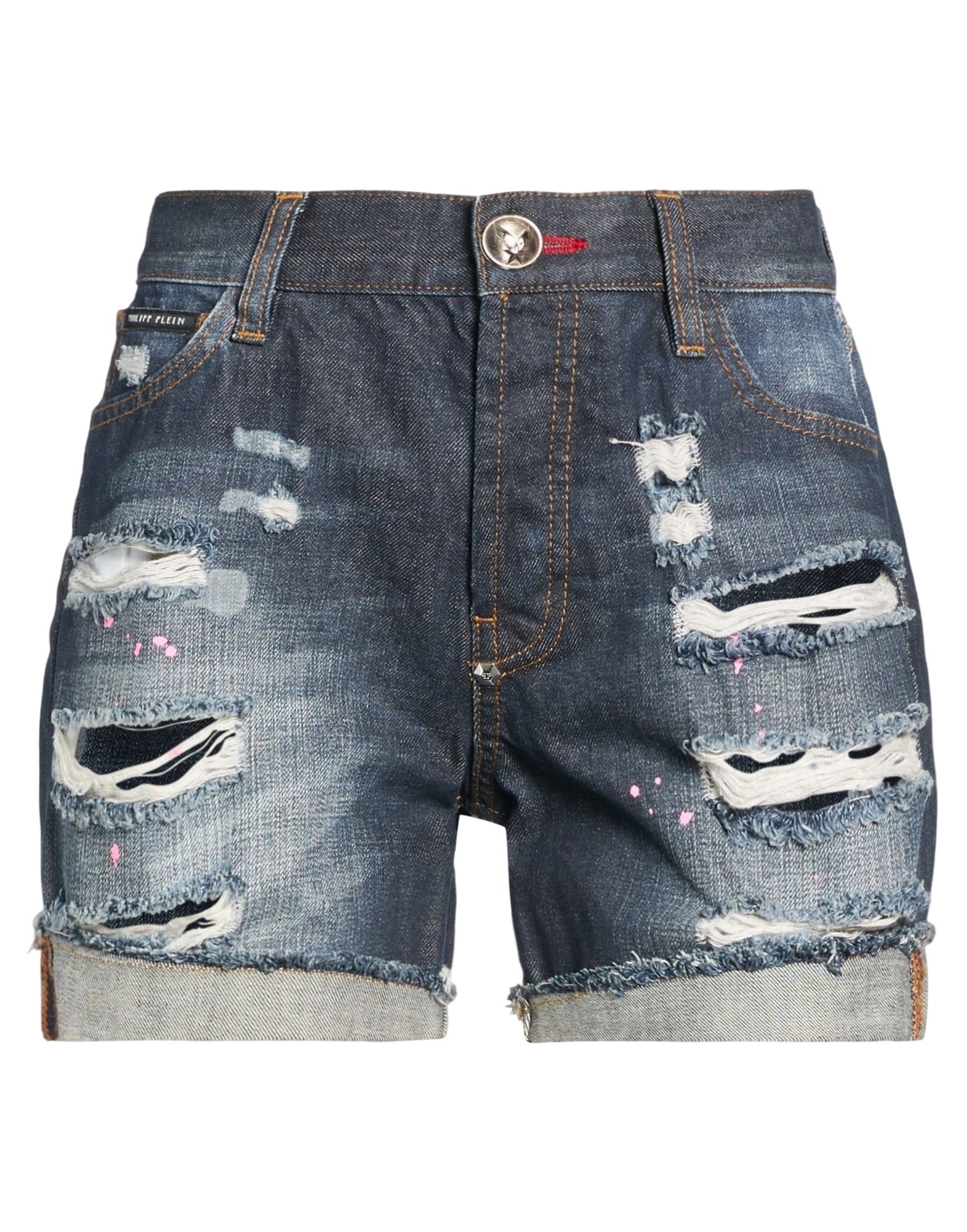 PHILIPP PLEIN Jeansshorts Damen Blau von PHILIPP PLEIN