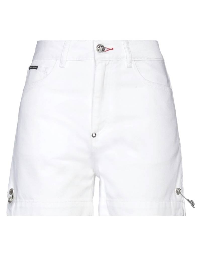 PHILIPP PLEIN Jeansshorts Damen Weiß von PHILIPP PLEIN
