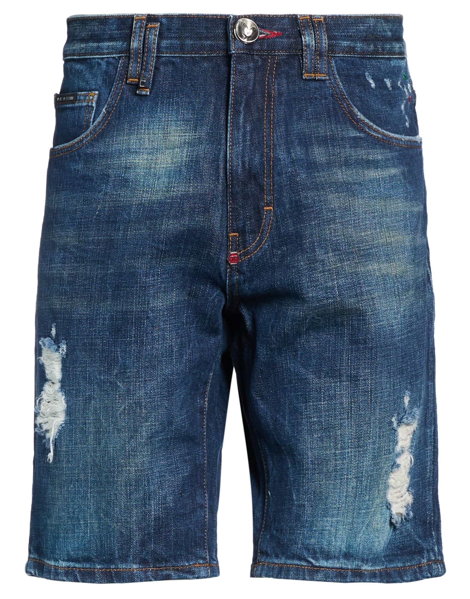 PHILIPP PLEIN Jeansshorts Herren Blau von PHILIPP PLEIN
