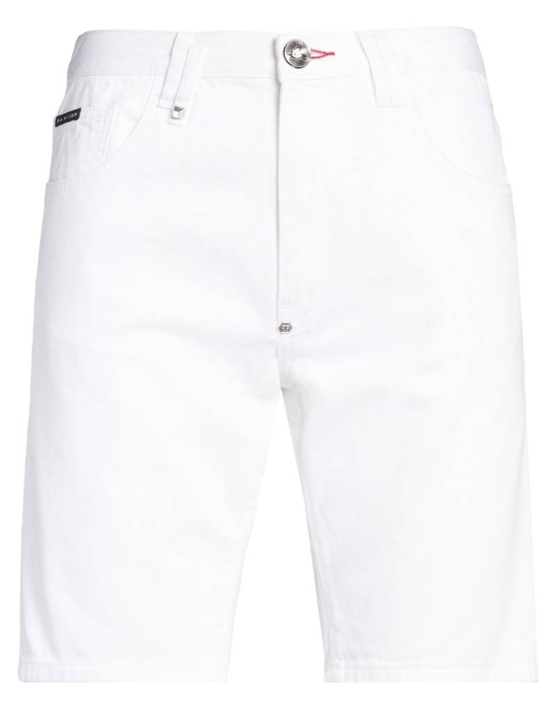 PHILIPP PLEIN Jeansshorts Herren Weiß von PHILIPP PLEIN