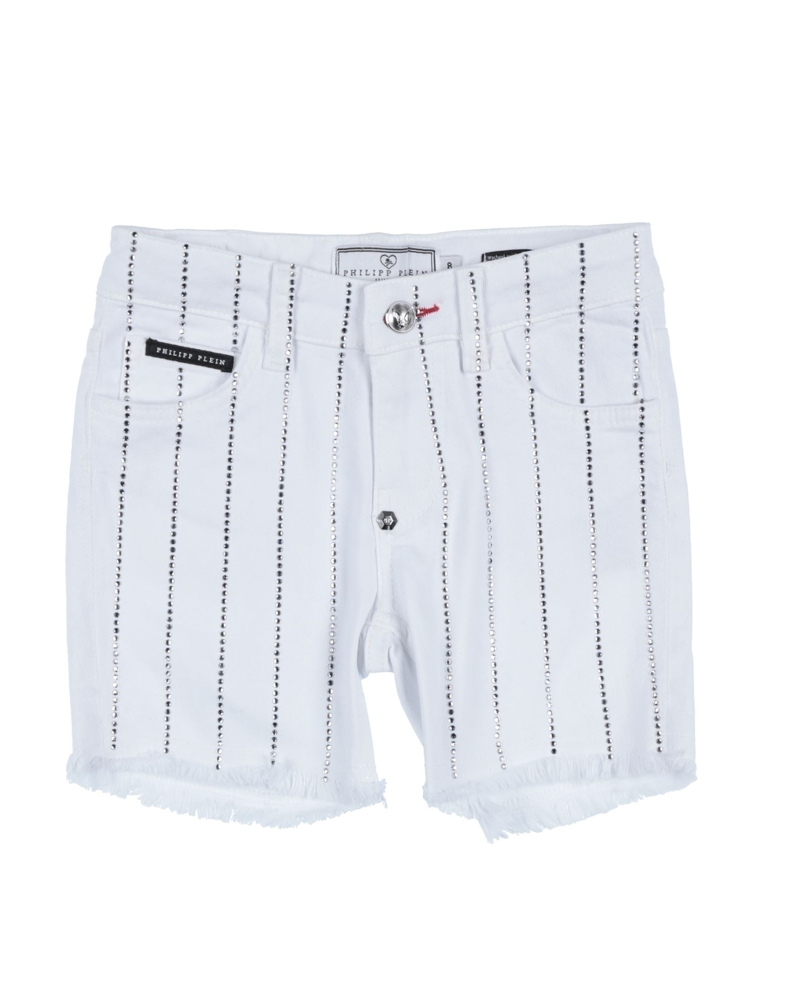 PHILIPP PLEIN Jeansshorts Kinder Weiß von PHILIPP PLEIN