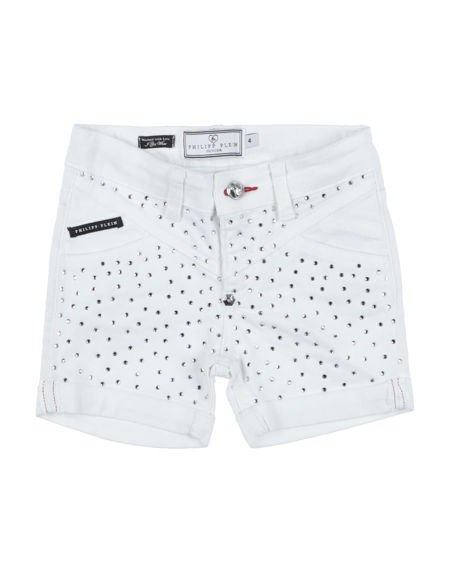 PHILIPP PLEIN Jeansshorts Kinder Weiß von PHILIPP PLEIN