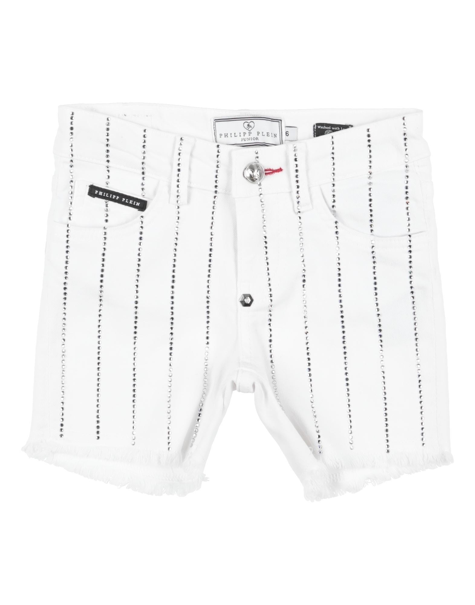 PHILIPP PLEIN Jeansshorts Kinder Weiß von PHILIPP PLEIN