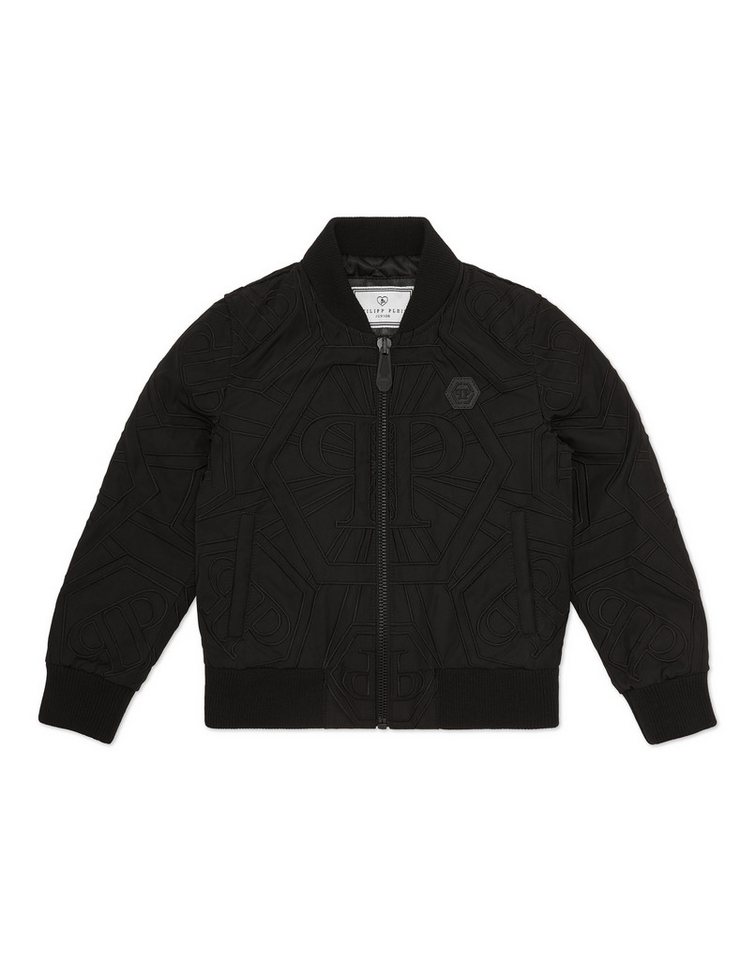 PHILIPP PLEIN Lederjacke Monogram von PHILIPP PLEIN