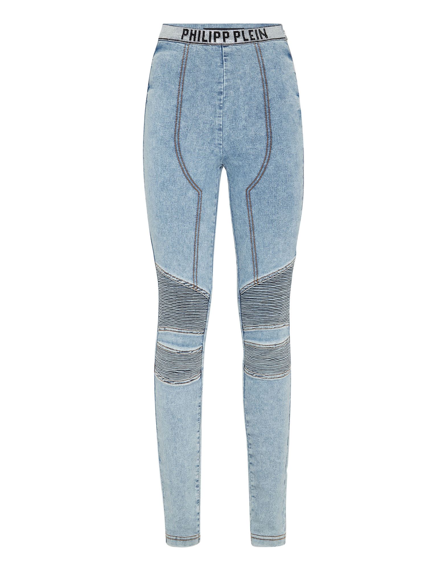 PHILIPP PLEIN Leggings Damen Blau von PHILIPP PLEIN