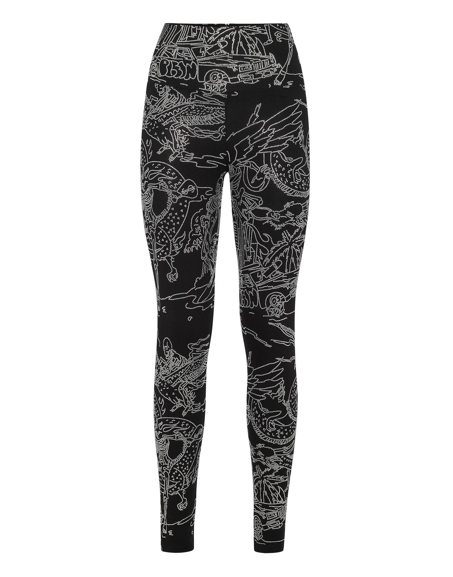 PHILIPP PLEIN Leggings Damen Schwarz von PHILIPP PLEIN