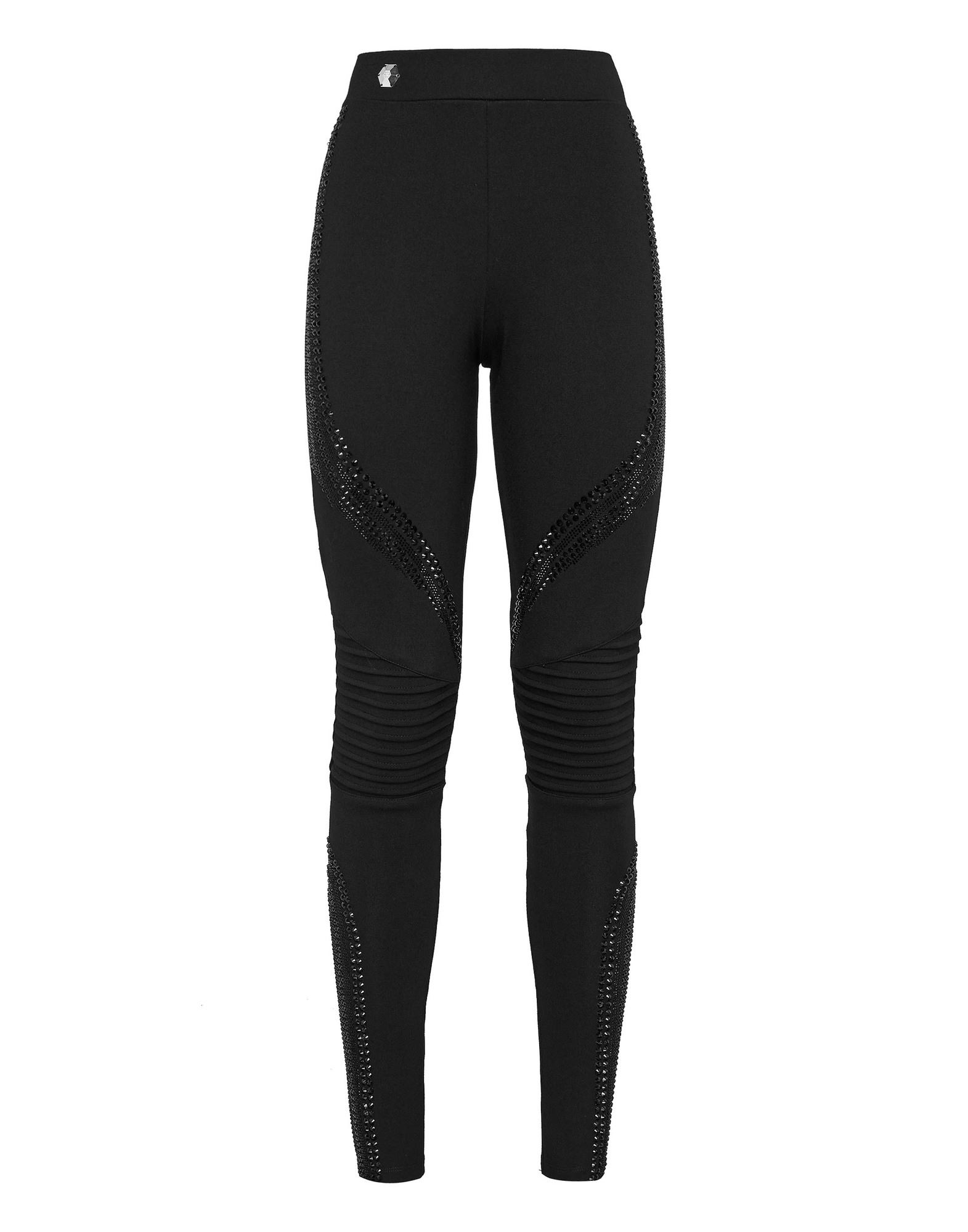 PHILIPP PLEIN Leggings Damen Schwarz von PHILIPP PLEIN