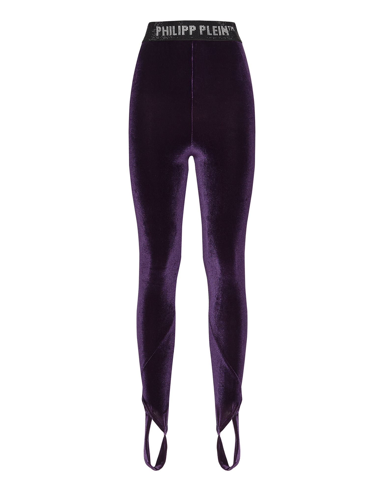 PHILIPP PLEIN Leggings Damen Violett von PHILIPP PLEIN