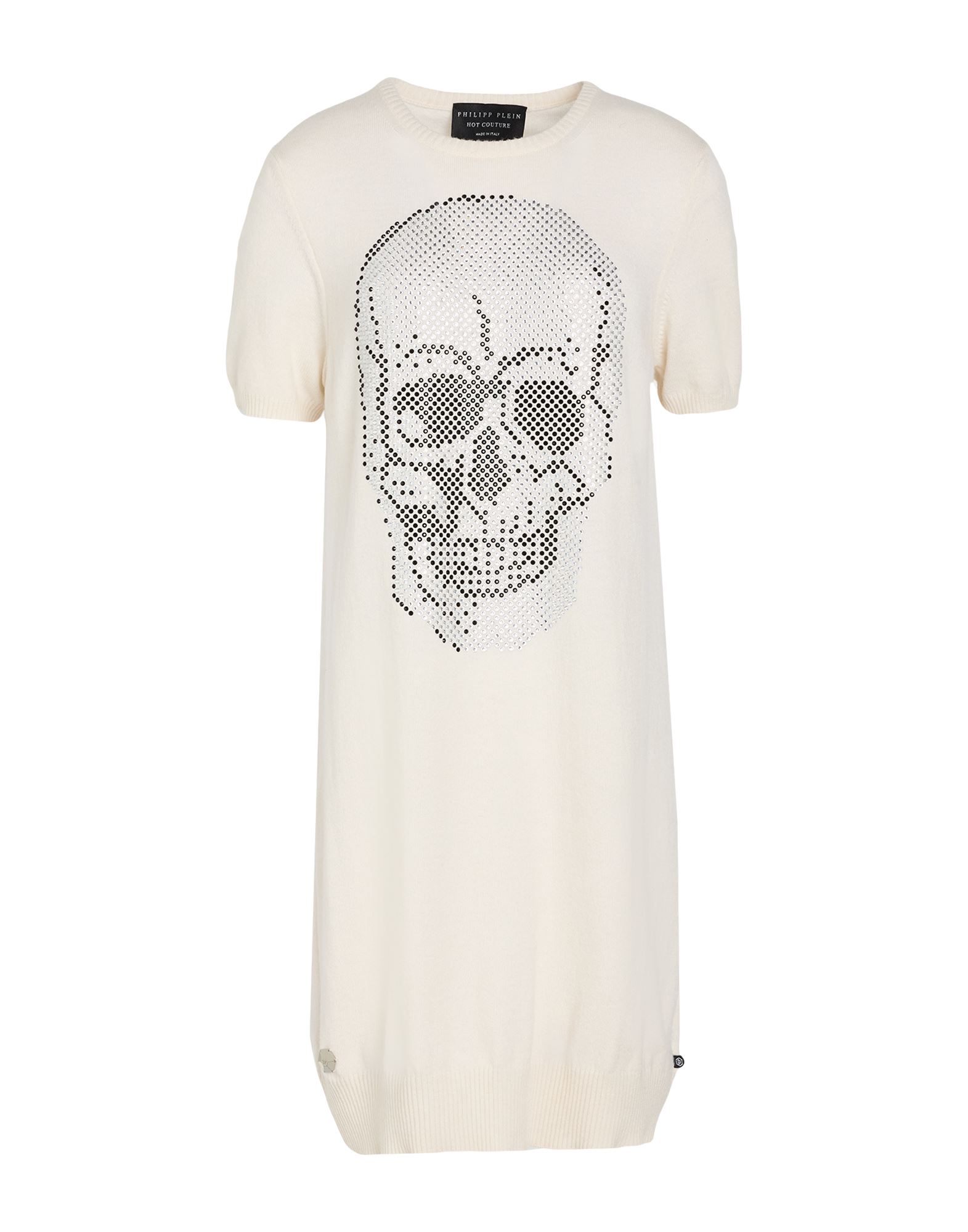 PHILIPP PLEIN Mini-kleid Damen Cremeweiß von PHILIPP PLEIN