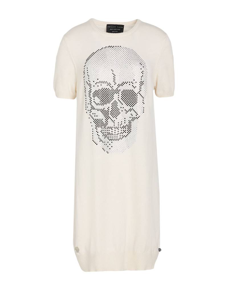 PHILIPP PLEIN Mini-kleid Damen Cremeweiß von PHILIPP PLEIN