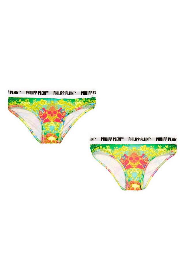 PHILIPP PLEIN Panty PHILIPP PLEIN Damen Panties MUTANDA Donna BIPACK. Mehrfarbig Mit Logo-Elastikbund von PHILIPP PLEIN