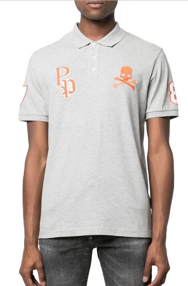 PHILIPP PLEIN Poloshirt SS Multi Skull Logo Polohemd von PHILIPP PLEIN
