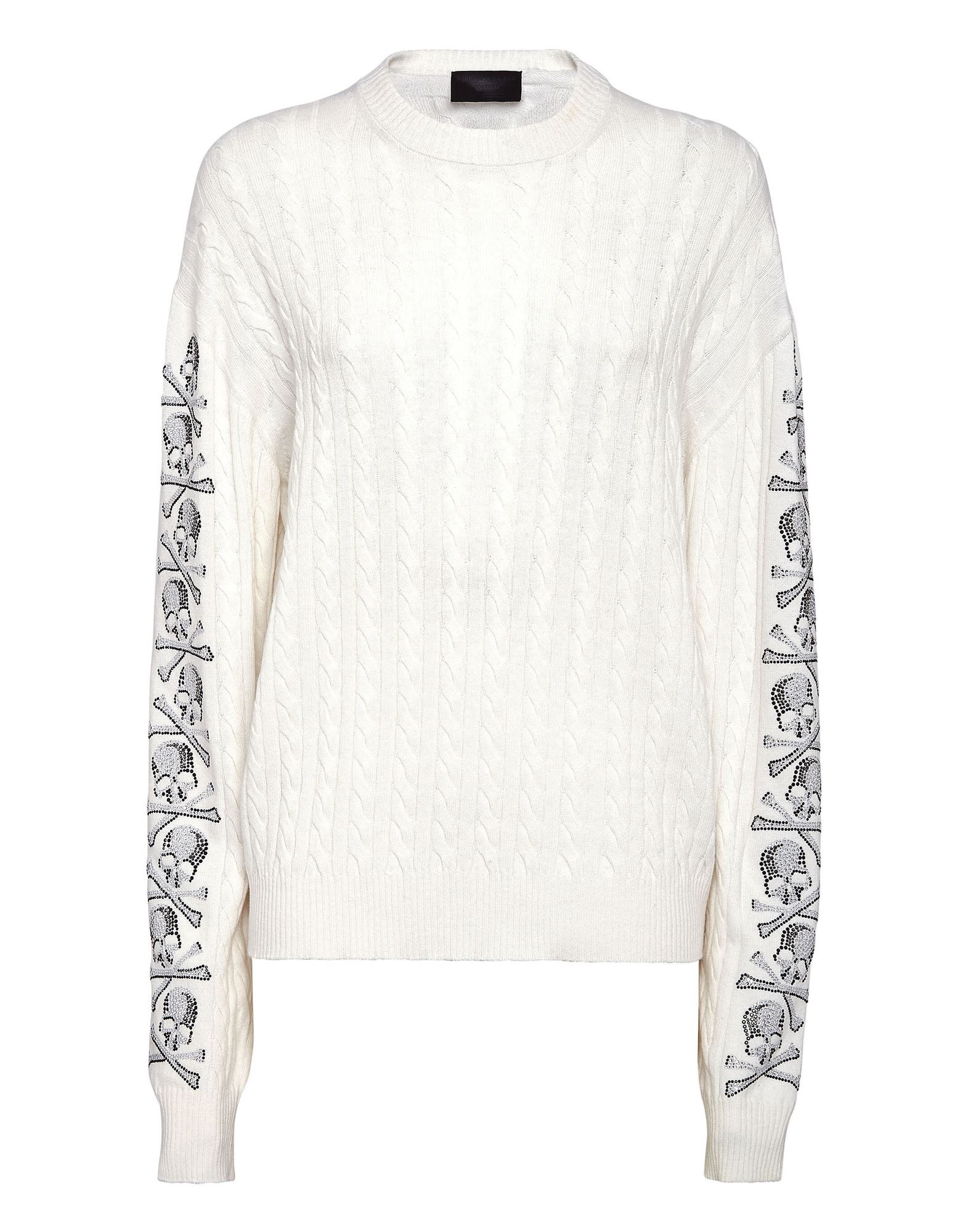 PHILIPP PLEIN Pullover Damen Beige von PHILIPP PLEIN