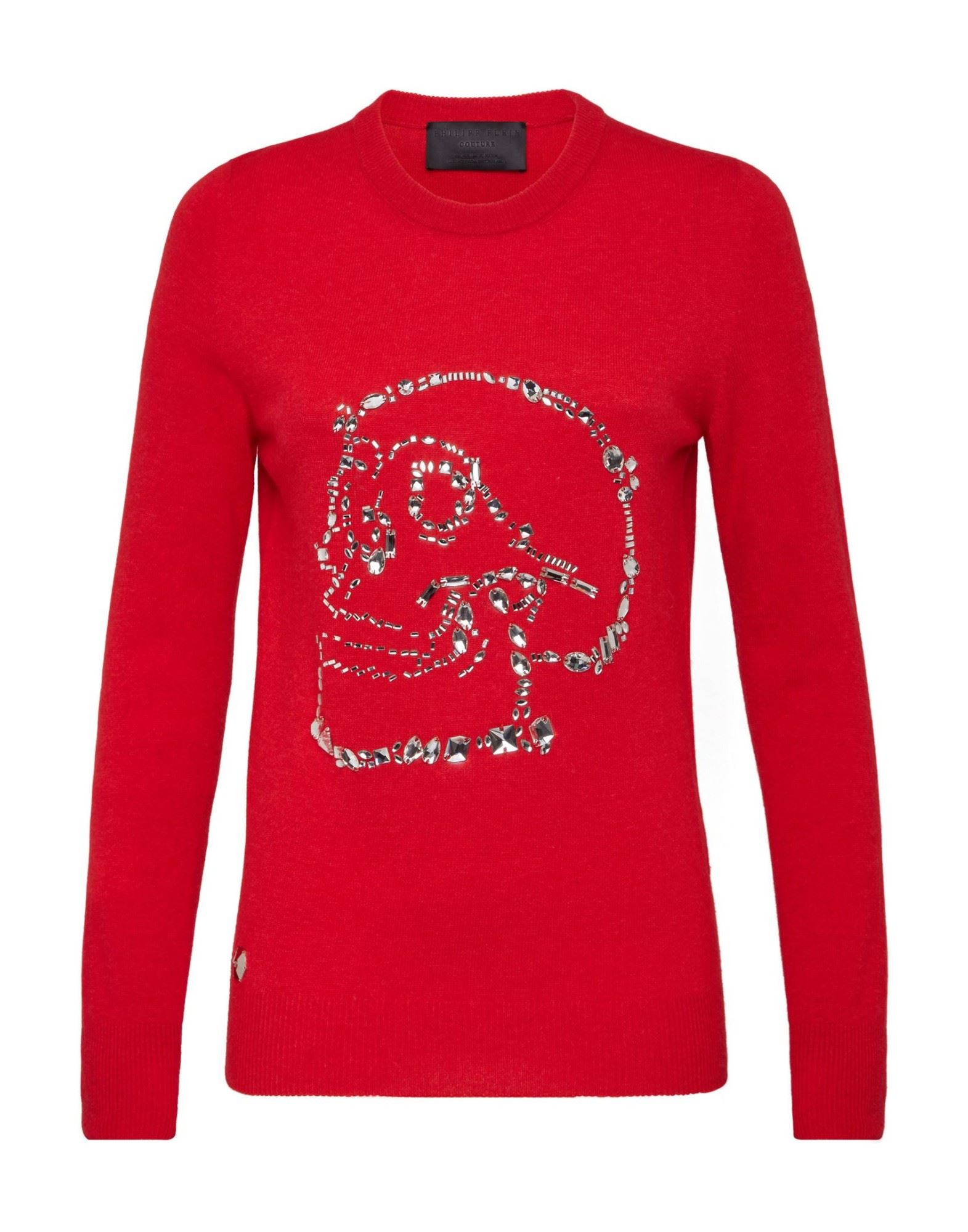 PHILIPP PLEIN Pullover Damen Rot von PHILIPP PLEIN