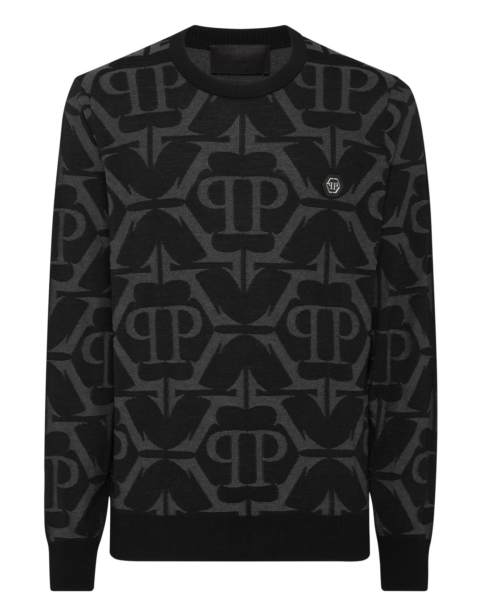 PHILIPP PLEIN Pullover Herren Schwarz von PHILIPP PLEIN