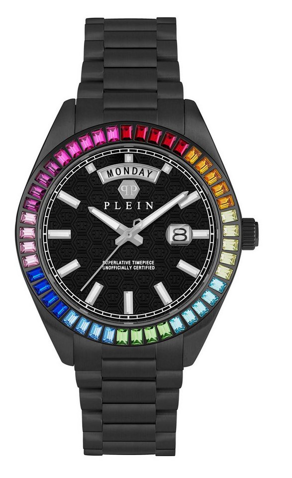 PHILIPP PLEIN Quarzuhr Date Superlative Rainbow von PHILIPP PLEIN