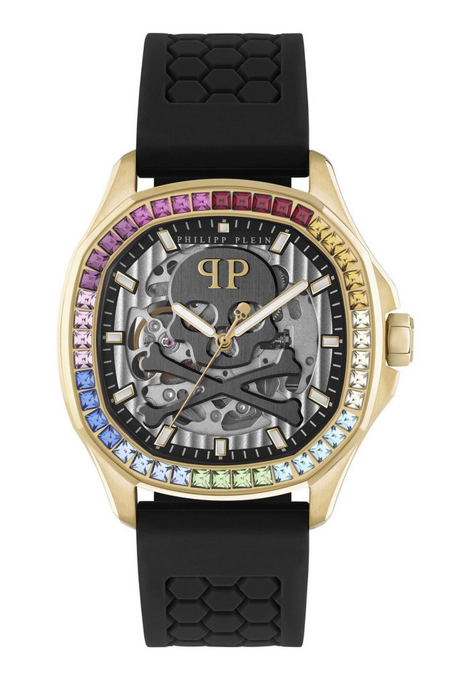 PHILIPP PLEIN Quarzuhr $KELETON SPECTRE, (1-tlg), Quarz-Analoguhr von PHILIPP PLEIN