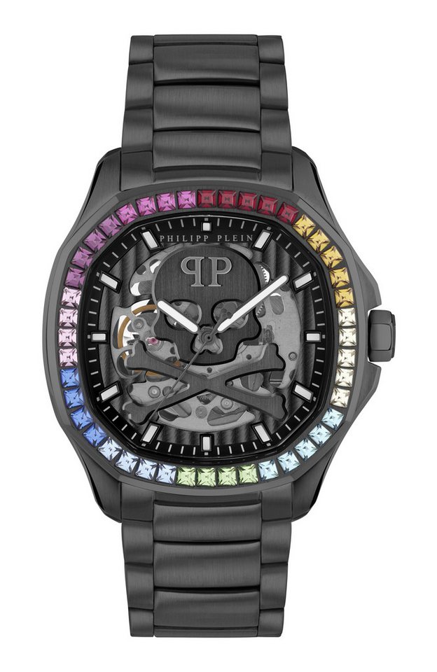 PHILIPP PLEIN Quarzuhr $KELETON SPECTRE, (1-tlg), Quarz-Analoguhr von PHILIPP PLEIN
